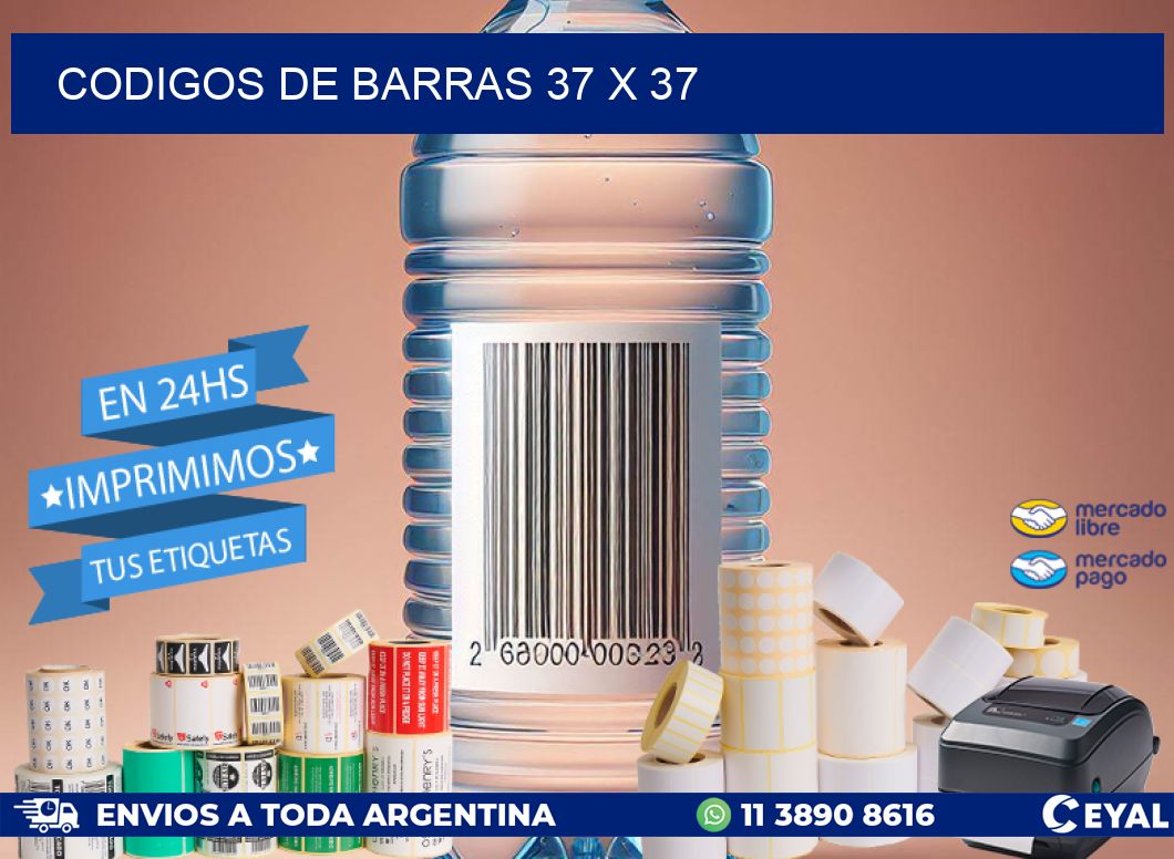 codigos de barras 37 x 37