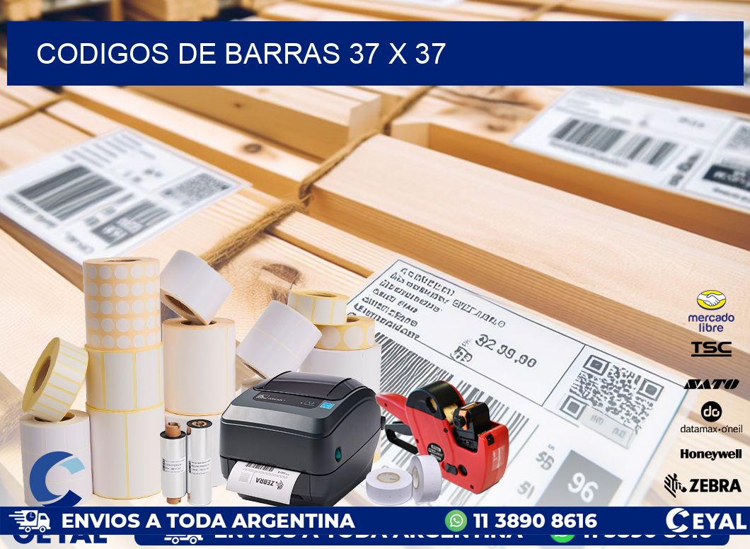 codigos de barras 37 x 37