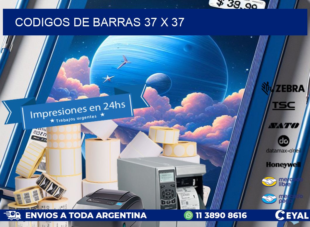 codigos de barras 37 x 37