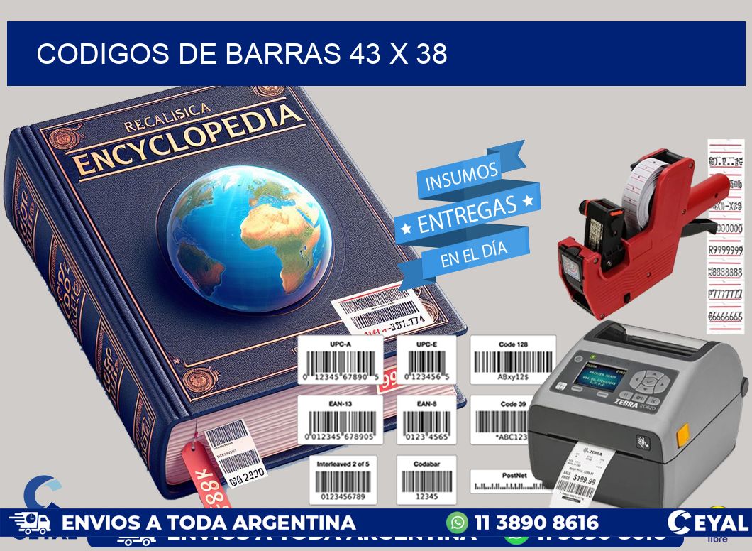 codigos de barras 43 x 38