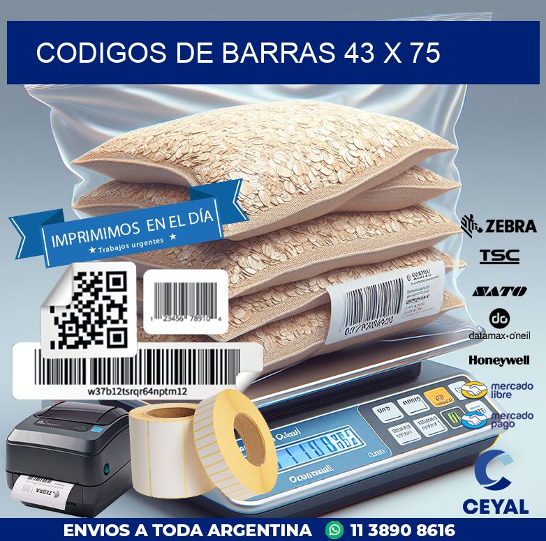 codigos de barras 43 x 75