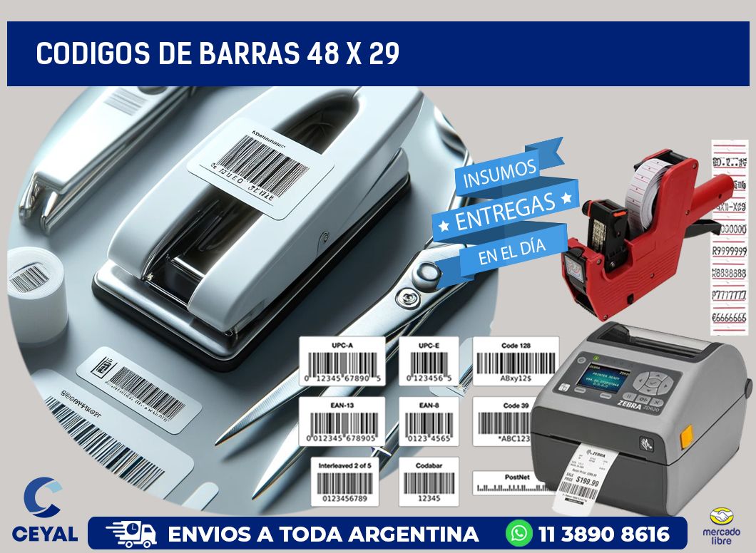 codigos de barras 48 x 29
