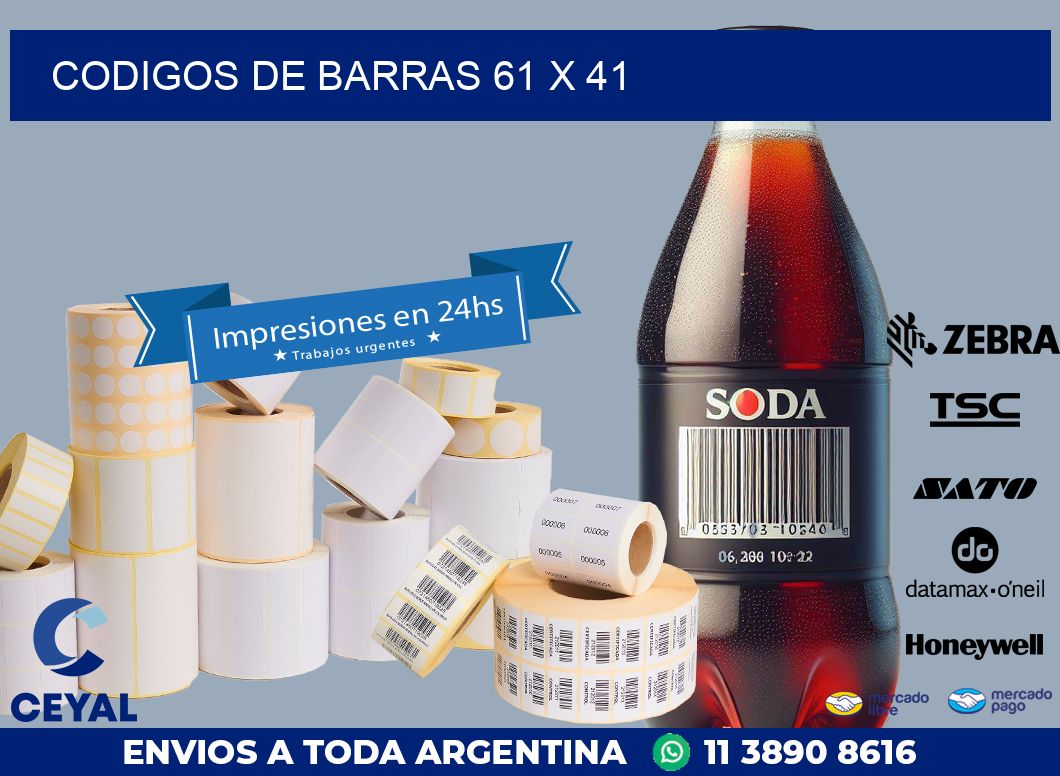 codigos de barras 61 x 41