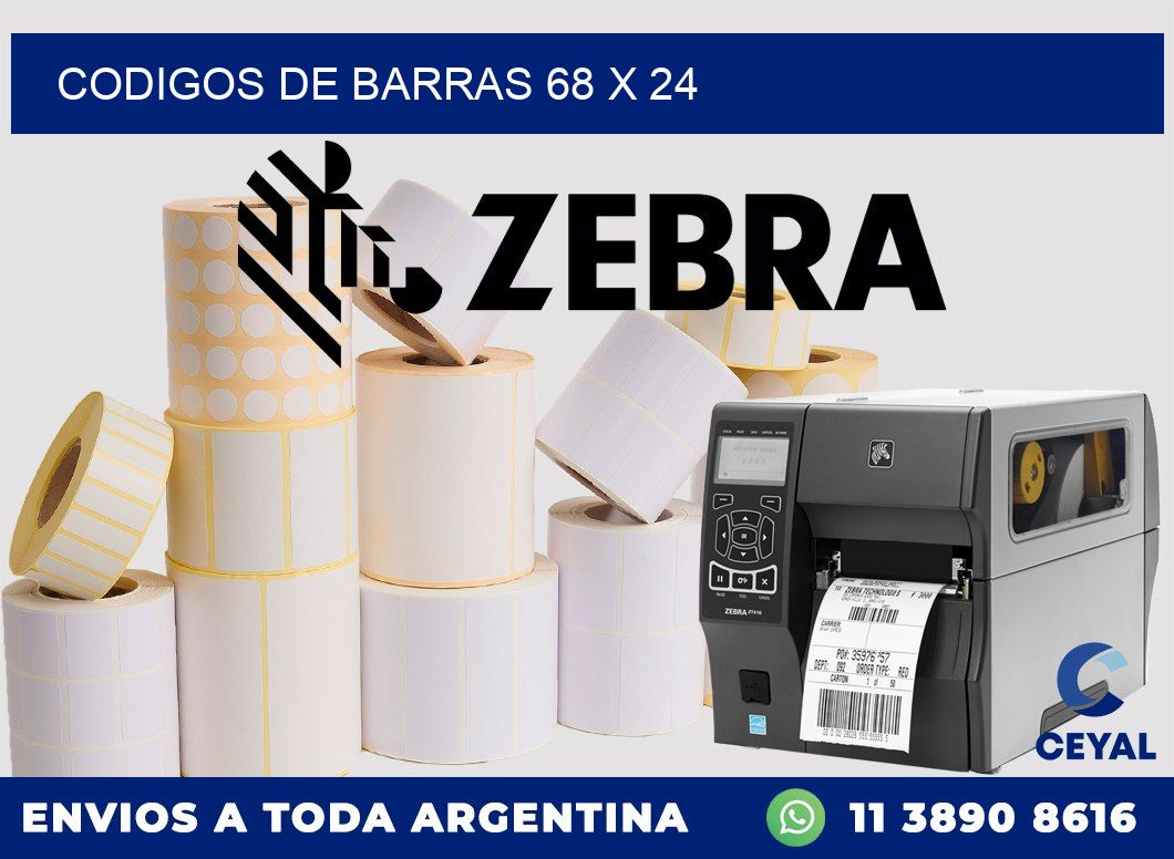 codigos de barras 68 x 24