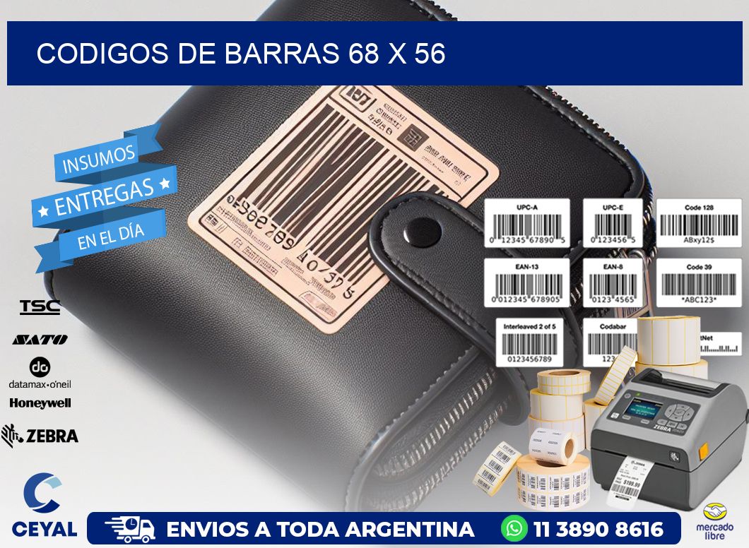codigos de barras 68 x 56