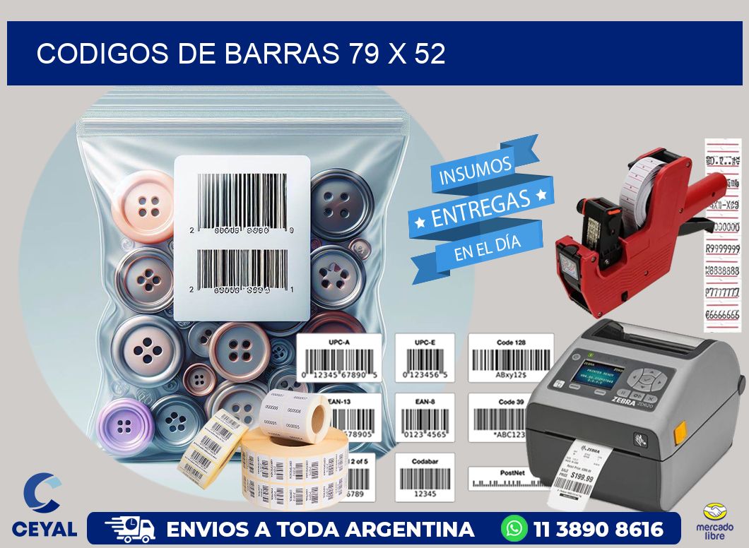 codigos de barras 79 x 52