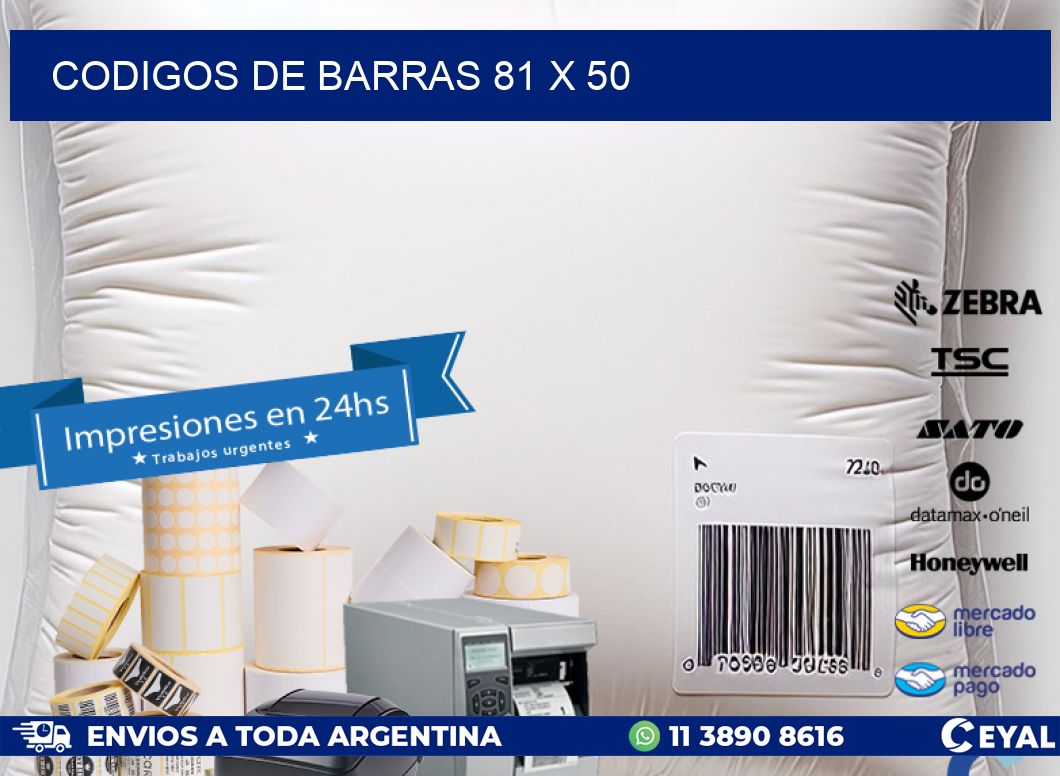codigos de barras 81 x 50