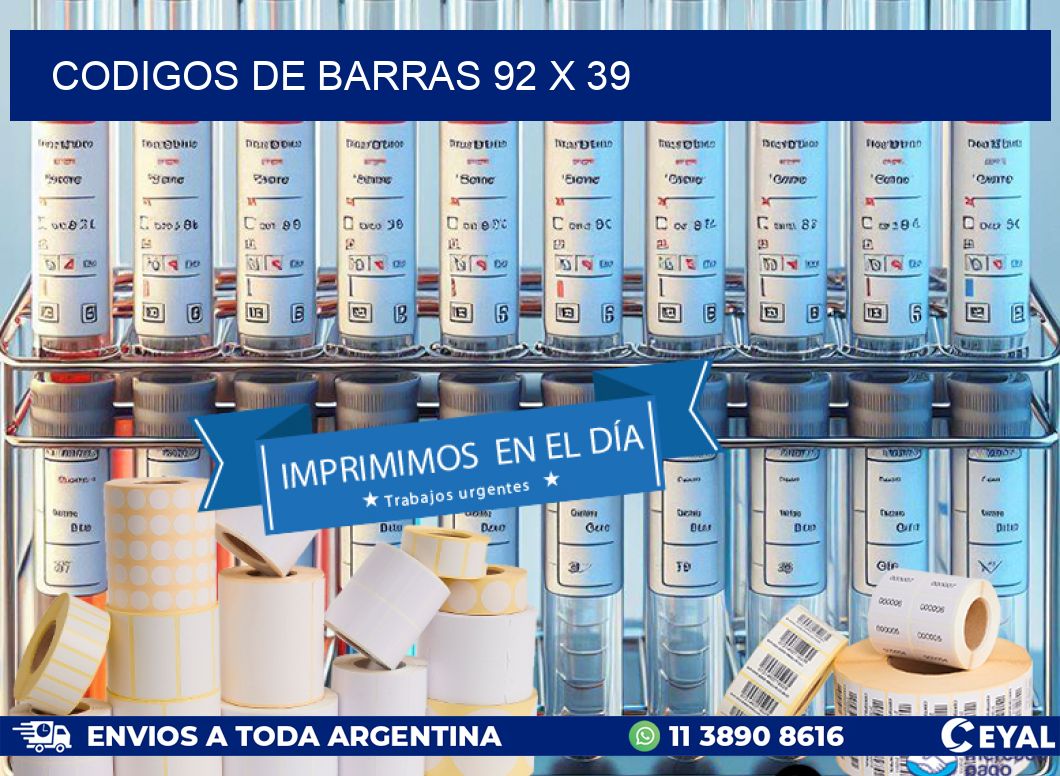 codigos de barras 92 x 39