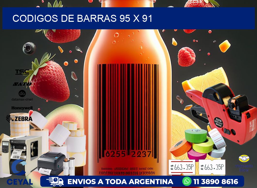 codigos de barras 95 x 91