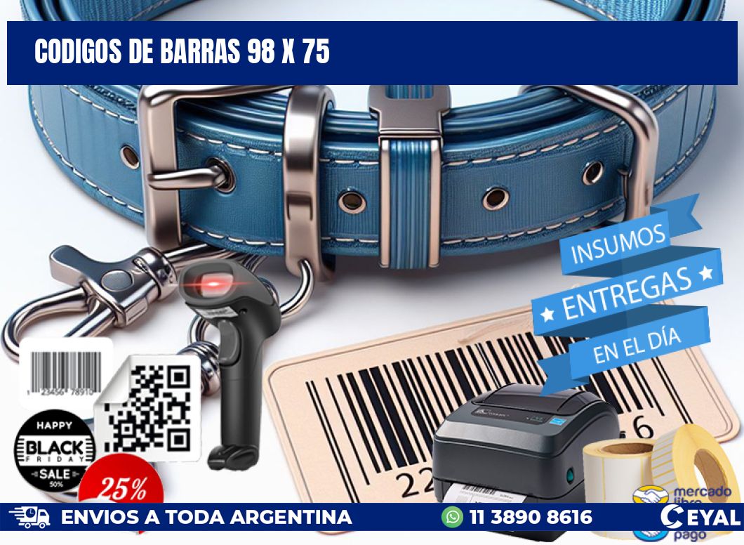 codigos de barras 98 x 75