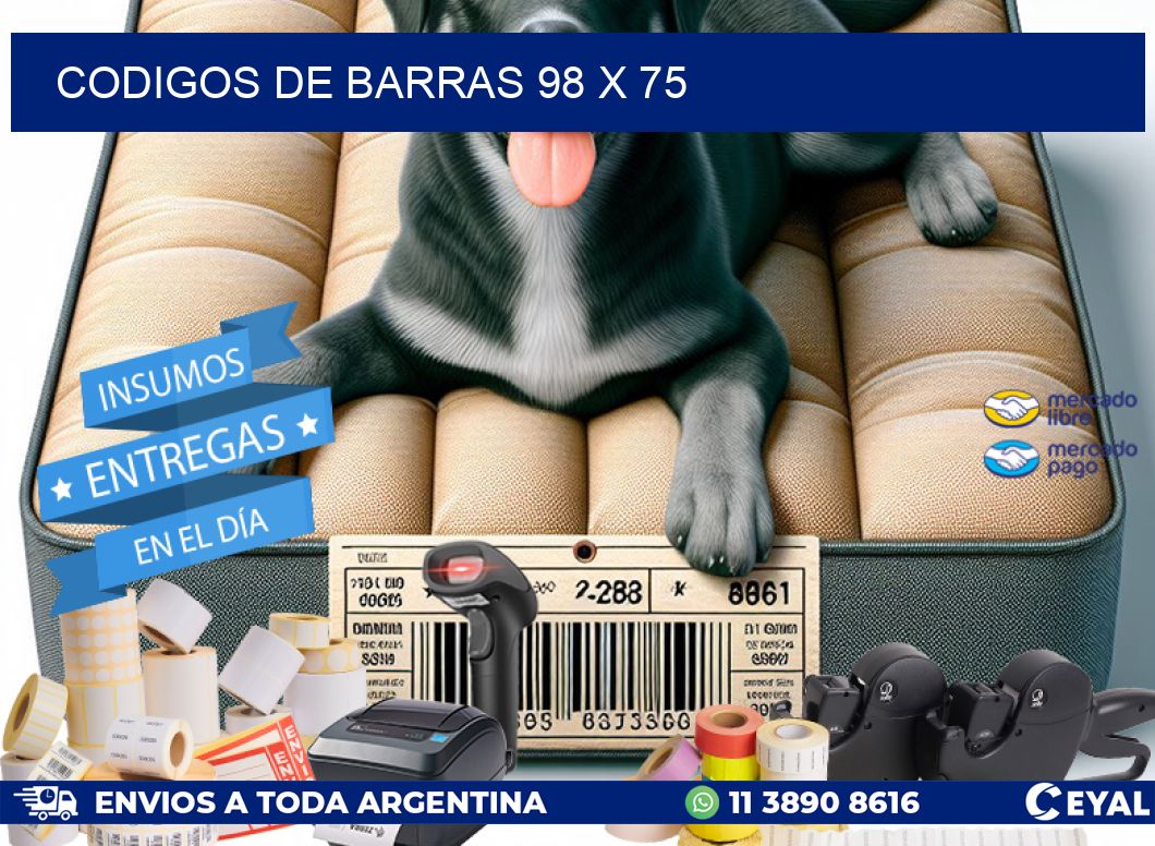 codigos de barras 98 x 75