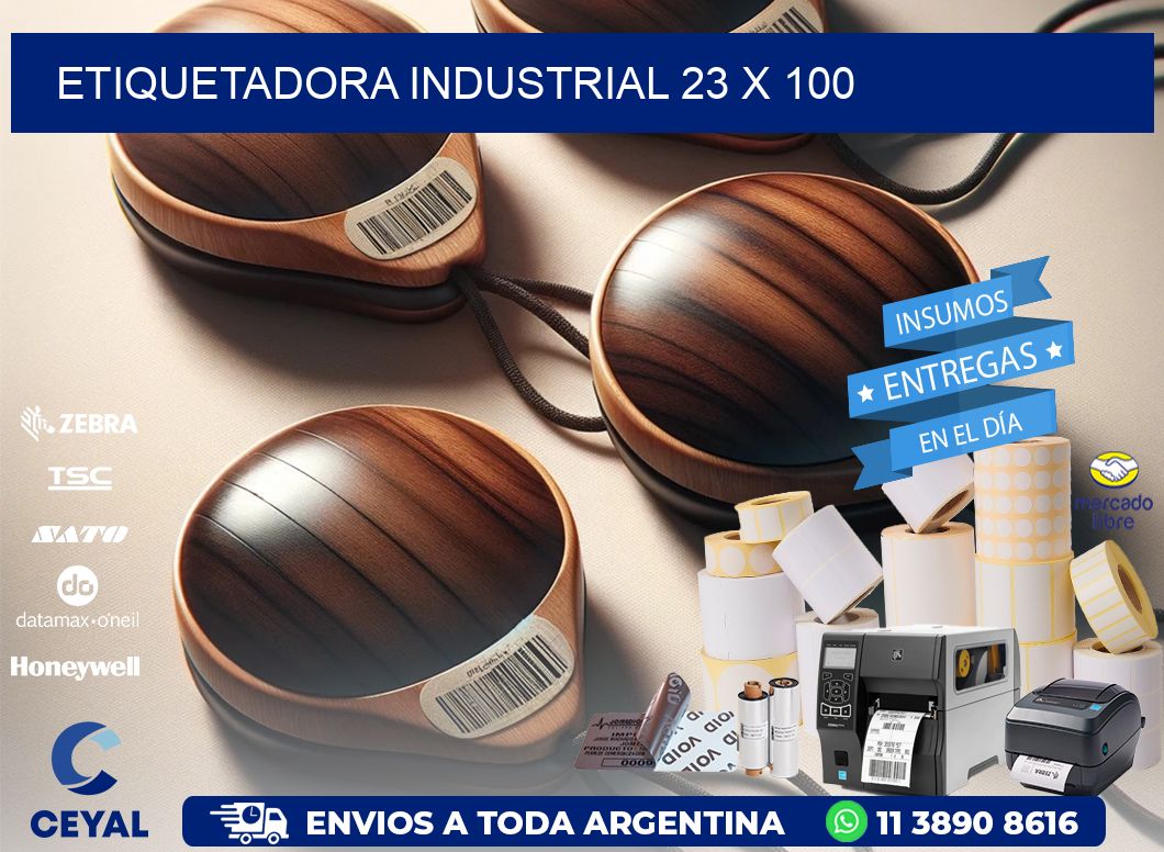 etiquetadora industrial 23 x 100