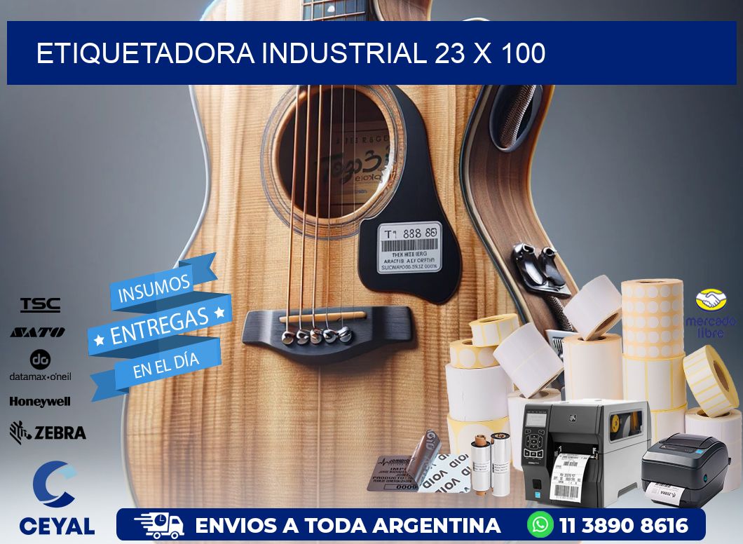 etiquetadora industrial 23 x 100