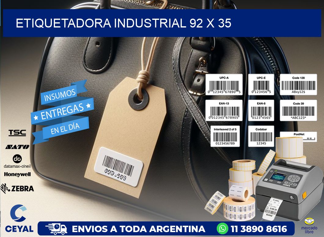 etiquetadora industrial 92 x 35