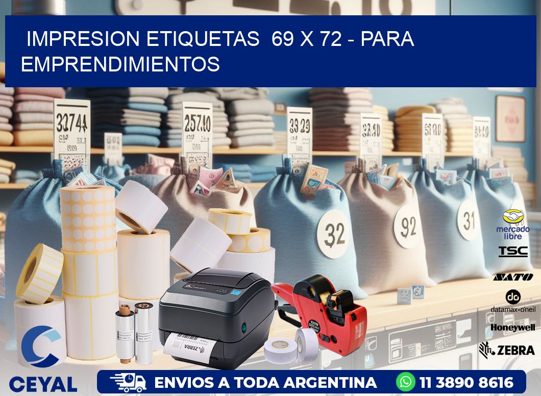 impresion etiquetas  69 x 72 – para emprendimientos