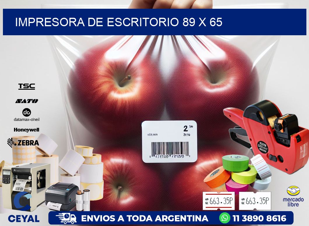 impresora de escritorio 89 x 65