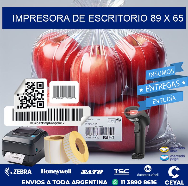impresora de escritorio 89 x 65