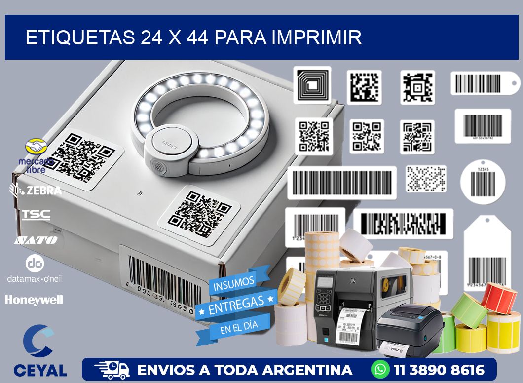 ETIQUETAS 24 x 44 PARA IMPRIMIR