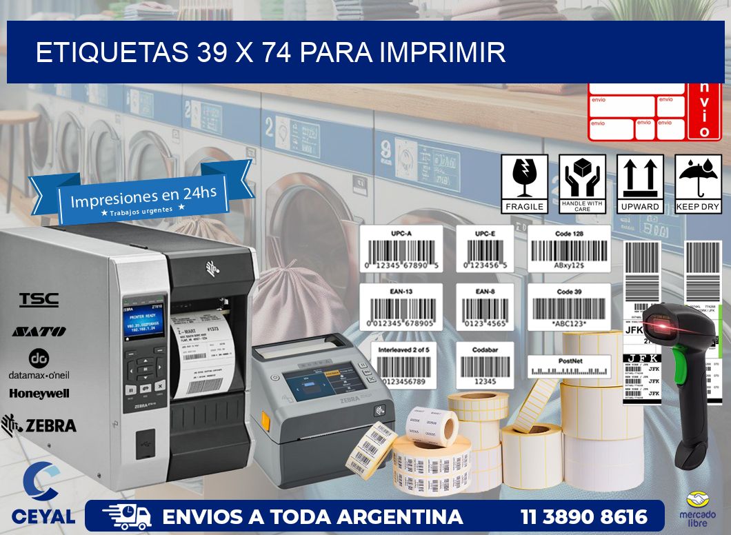 ETIQUETAS 39 x 74 PARA IMPRIMIR