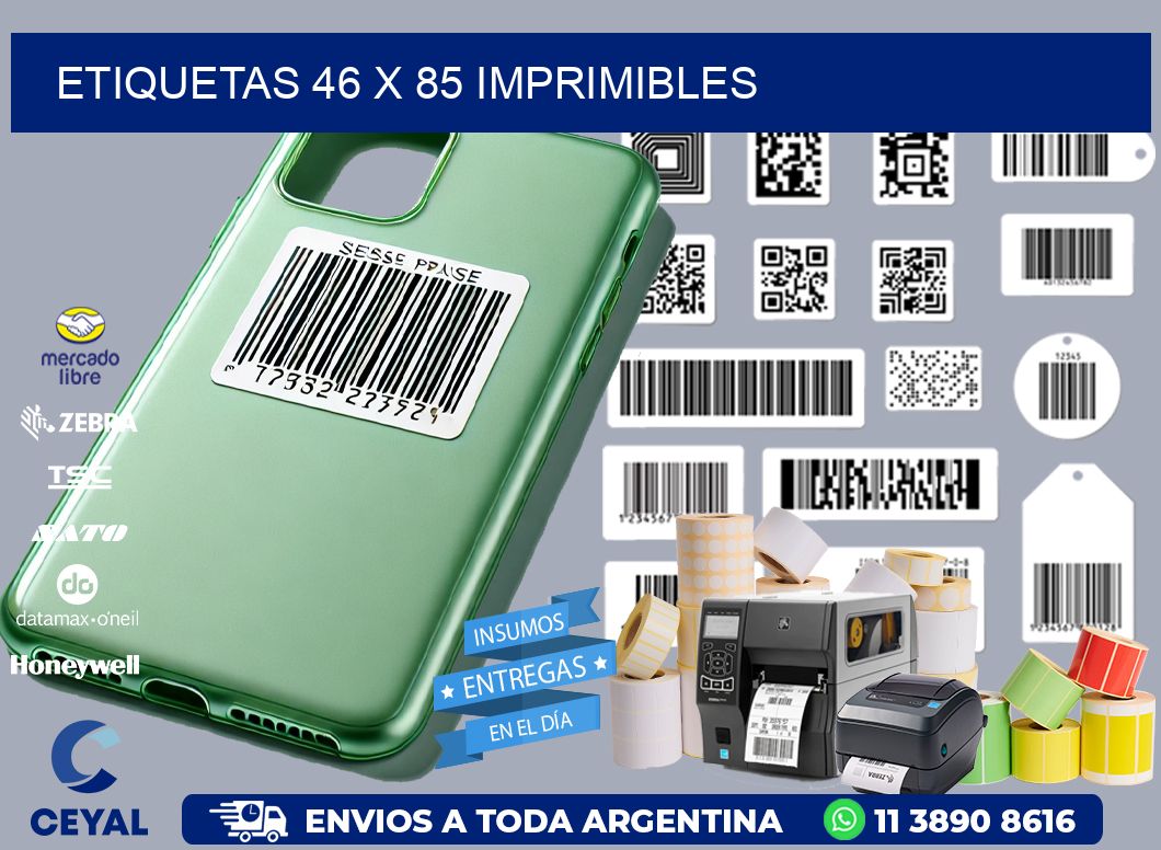 ETIQUETAS 46 x 85 IMPRIMIBLES