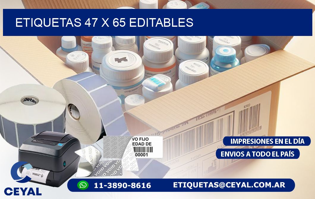 ETIQUETAS 47 x 65 EDITABLES