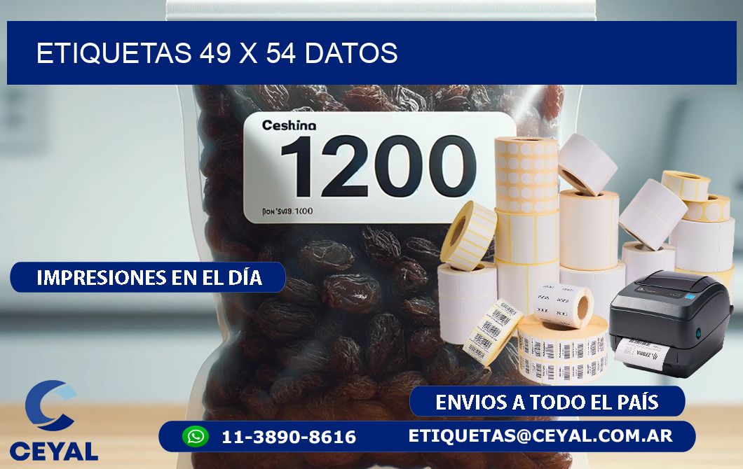 ETIQUETAS 49 x 54 DATOS