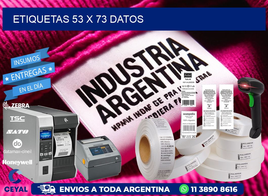 ETIQUETAS 53 x 73 DATOS