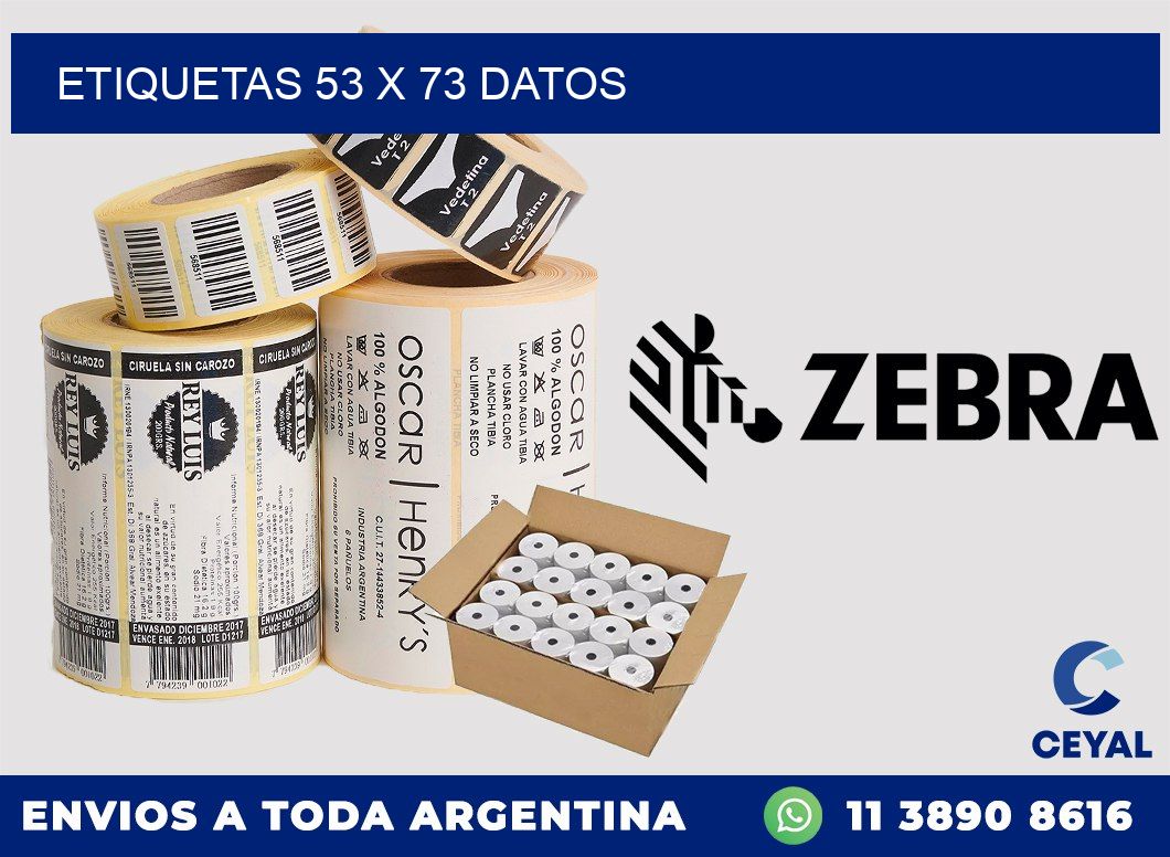ETIQUETAS 53 x 73 DATOS