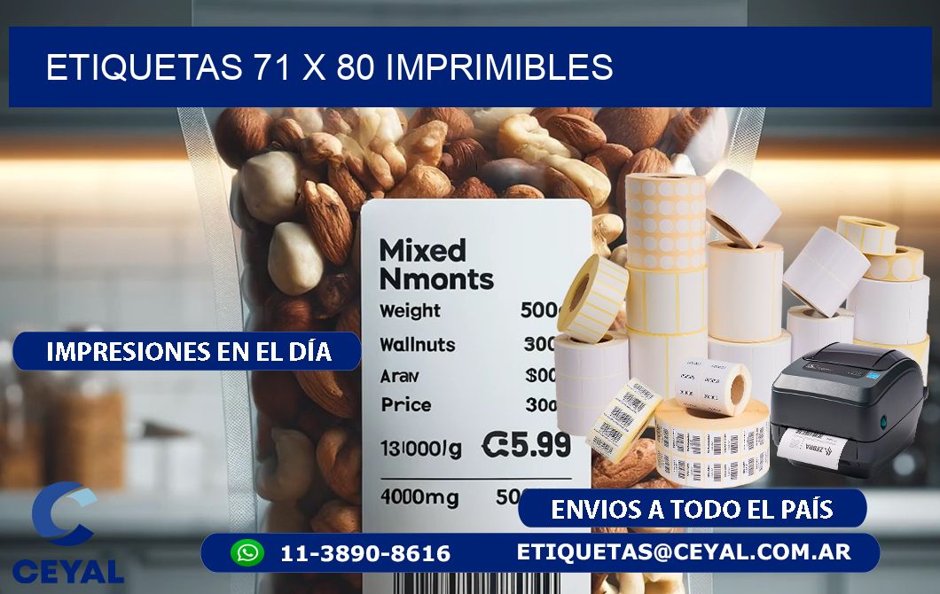ETIQUETAS 71 x 80 IMPRIMIBLES