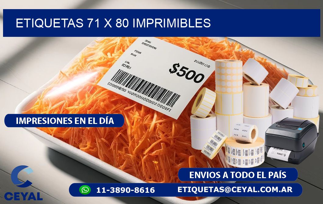 ETIQUETAS 71 x 80 IMPRIMIBLES