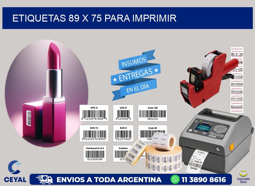 ETIQUETAS 89 x 75 PARA IMPRIMIR
