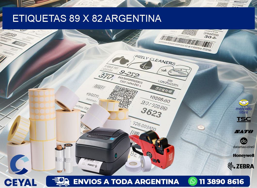 ETIQUETAS 89 x 82 ARGENTINA