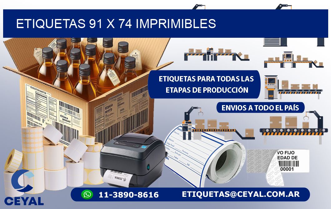 ETIQUETAS 91 x 74 IMPRIMIBLES