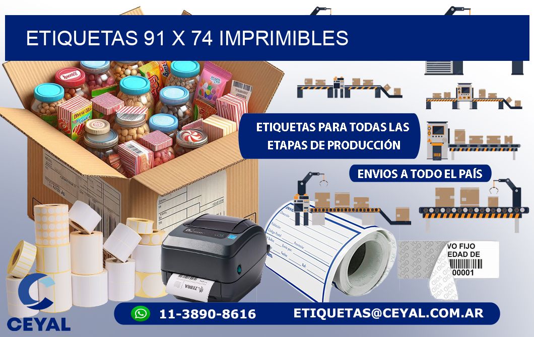 ETIQUETAS 91 x 74 IMPRIMIBLES