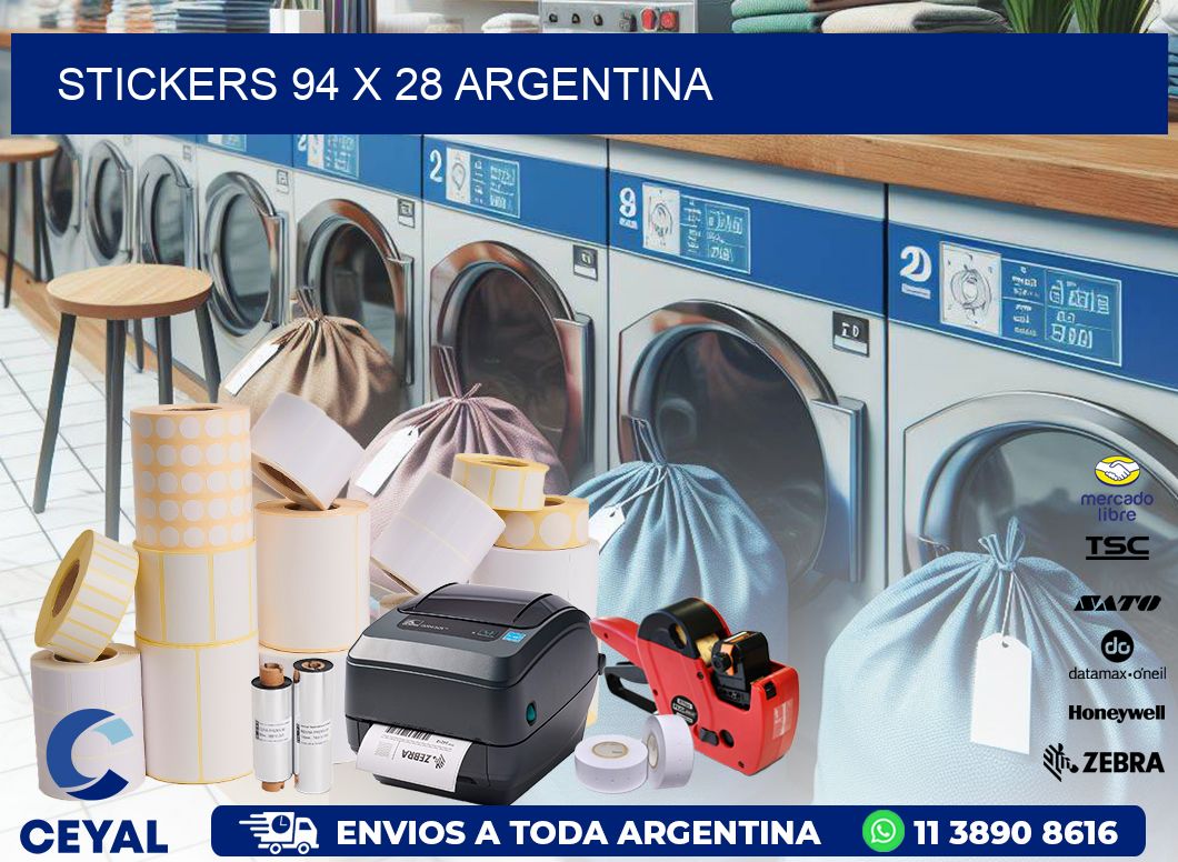 STICKERS 94 x 28 ARGENTINA