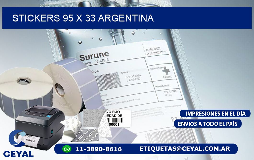 STICKERS 95 x 33 ARGENTINA
