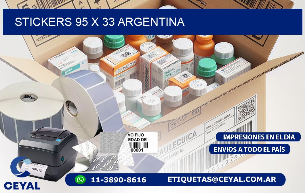 STICKERS 95 x 33 ARGENTINA