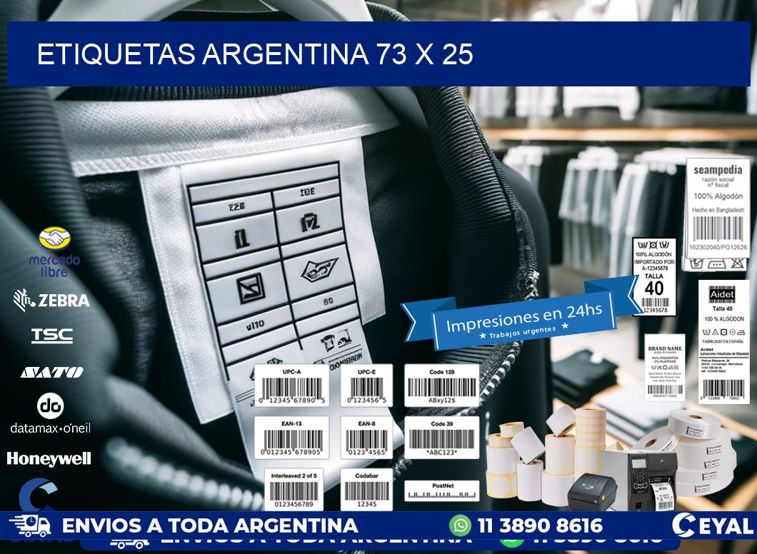 etiquetas argentina 73 x 25