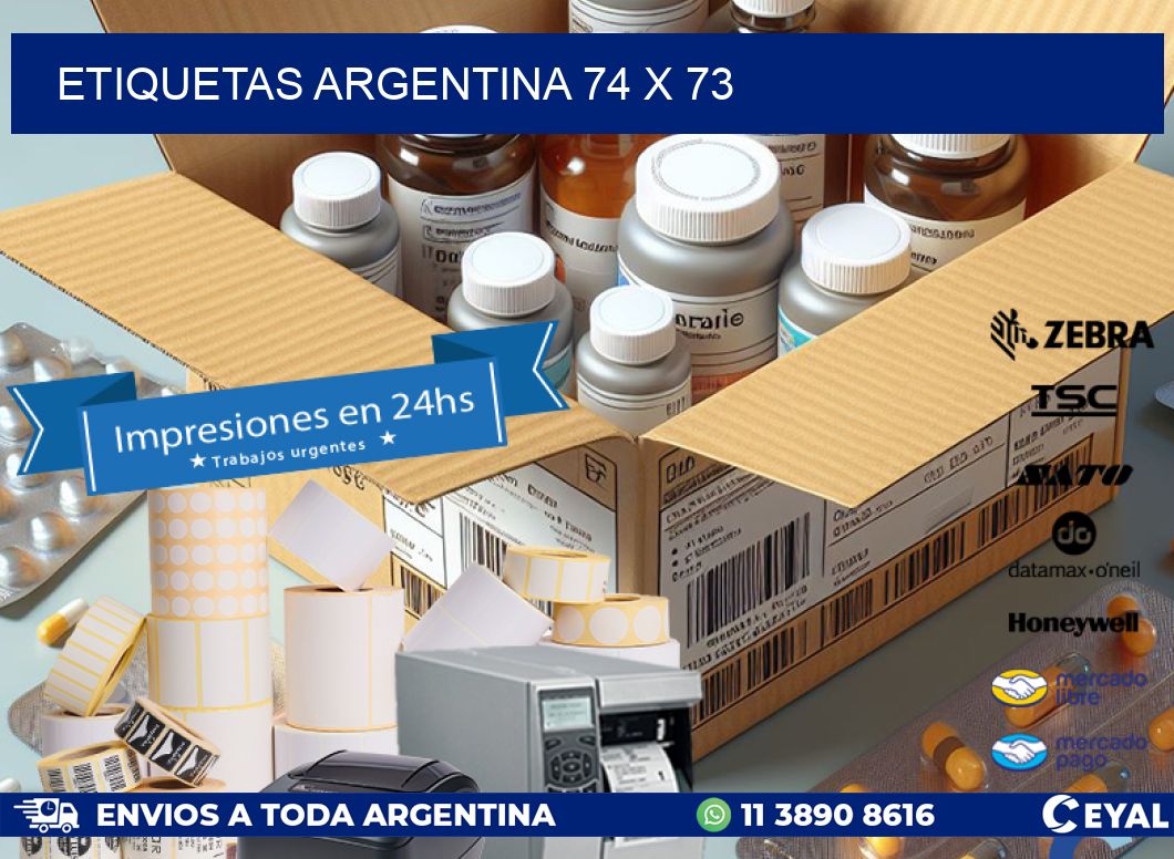 etiquetas argentina 74 x 73