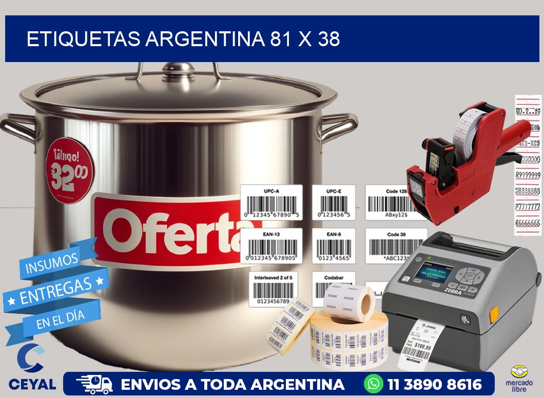 etiquetas argentina 81 x 38