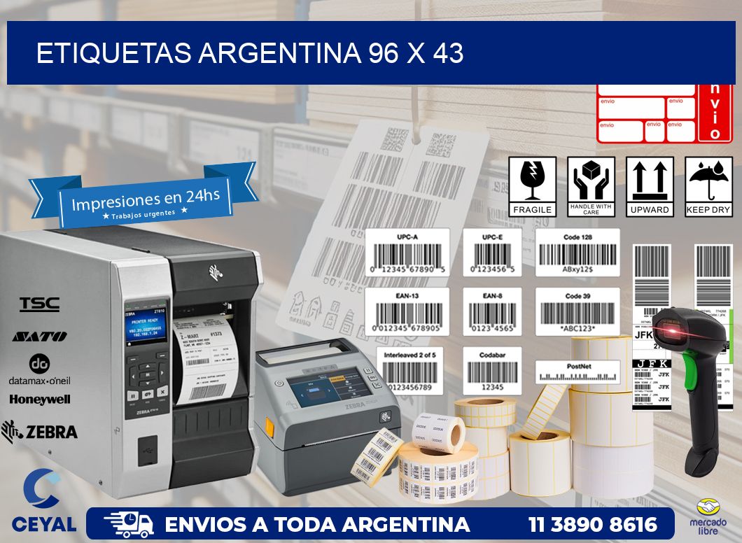 etiquetas argentina 96 x 43
