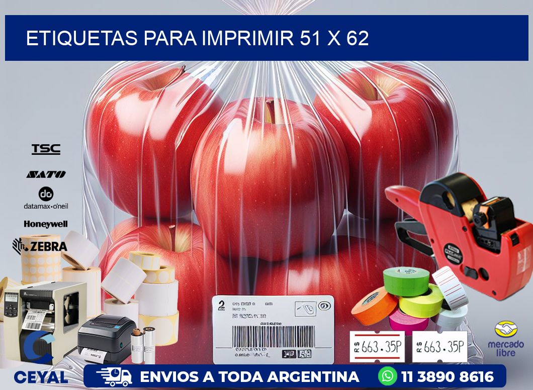 etiquetas para imprimir 51 x 62