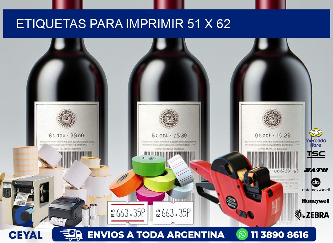etiquetas para imprimir 51 x 62