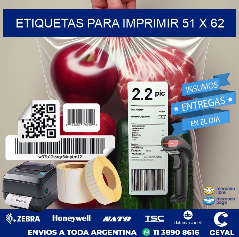etiquetas para imprimir 51 x 62