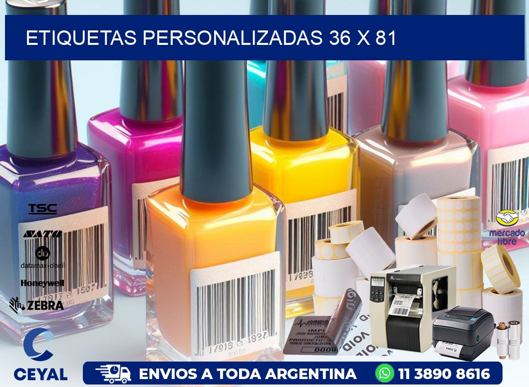 etiquetas personalizadas 36 x 81