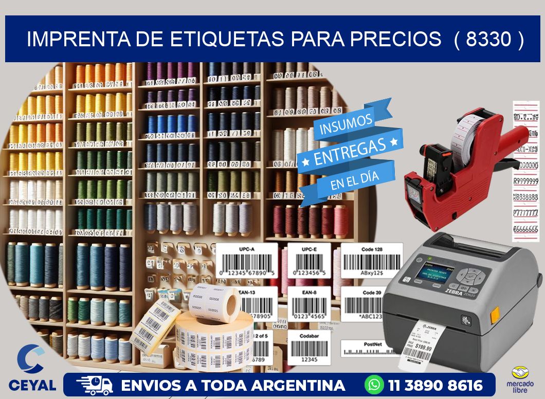 imprenta de etiquetas para precios  ( 8330 )