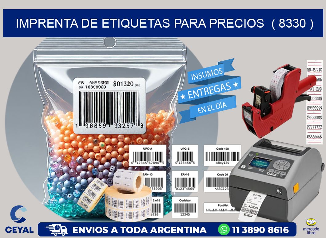 imprenta de etiquetas para precios  ( 8330 )