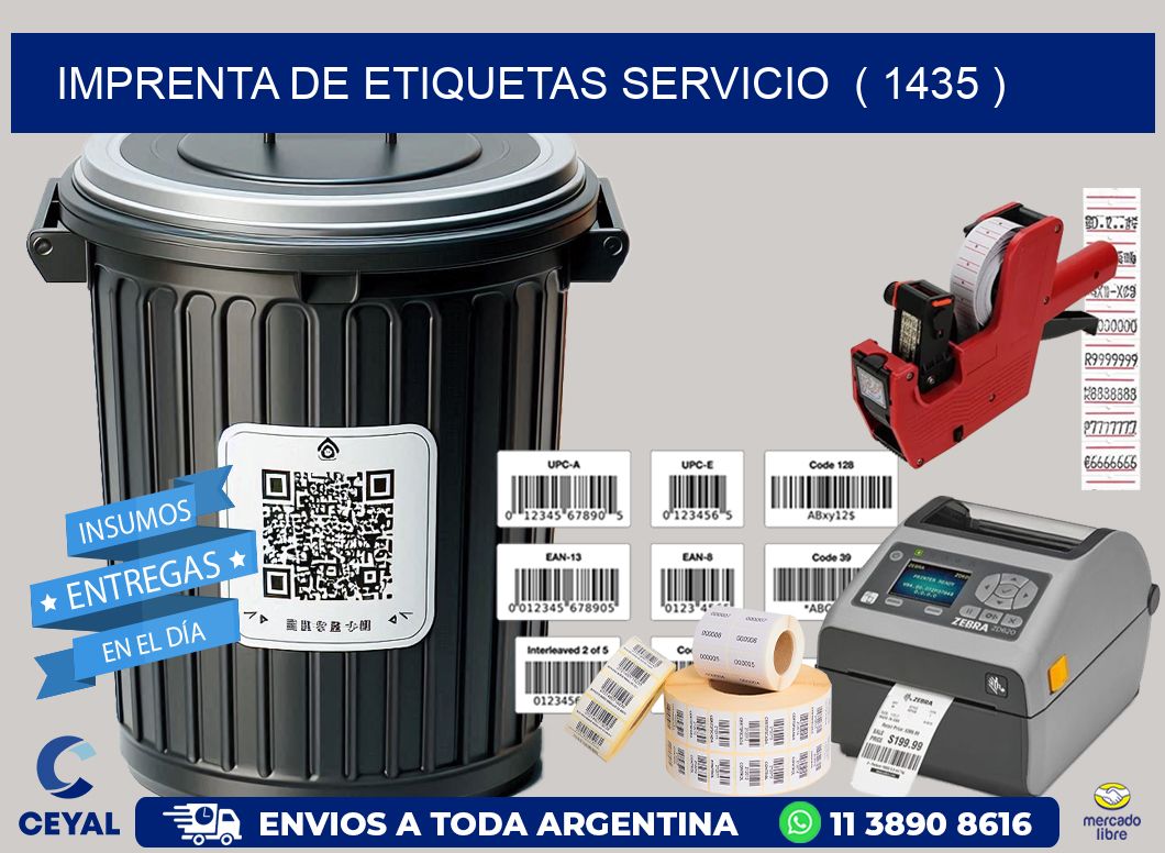 imprenta de etiquetas servicio  ( 1435 )