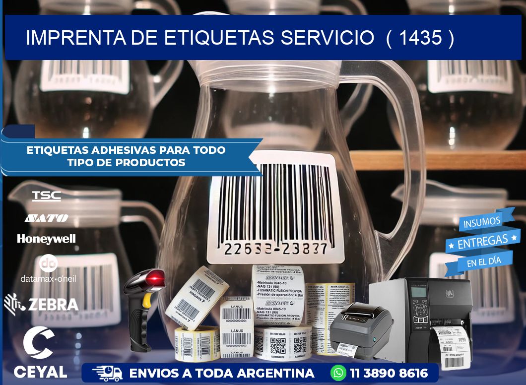 imprenta de etiquetas servicio  ( 1435 )