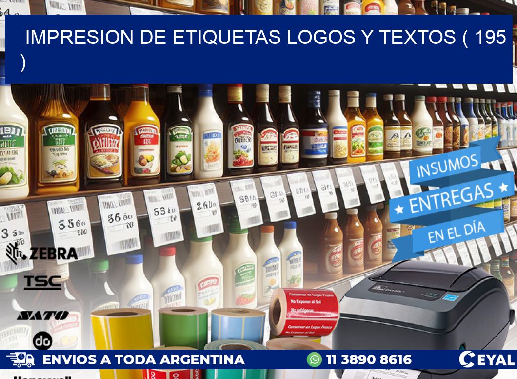 impresion de etiquetas logos y textos ( 195 )